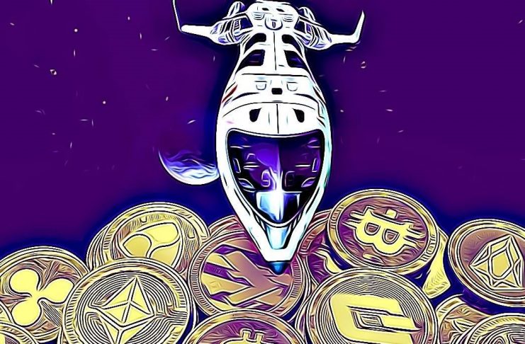 Kryptomeny velky zisk mesiac moon vesmir vesmirna lod