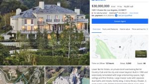elon Musk - inzerát na predaj vily - Zillow