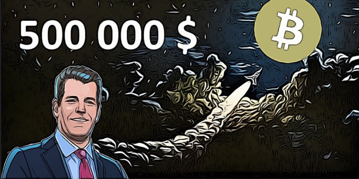 Tyler winklevoss bitcoin za 500 000 $