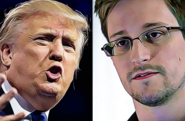 donald trump edward snowden pardon