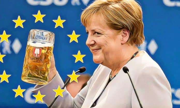 angela merkelova je stastna pretoze europske akcie rastu dax angela merkelova je stastna pretoze europske akcie rastu dax