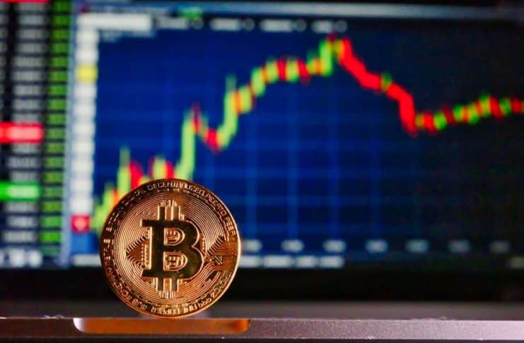 analýza Bitcoin BTC kryptomeny graf zlato