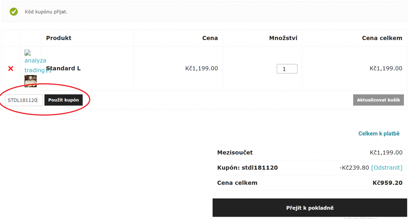 koupě členství na trading11 s kupónem