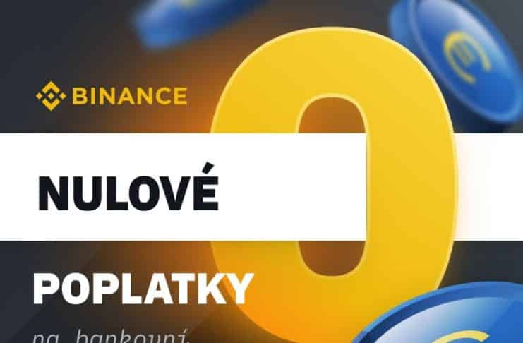 Binance 0% poplatky SEPA platba