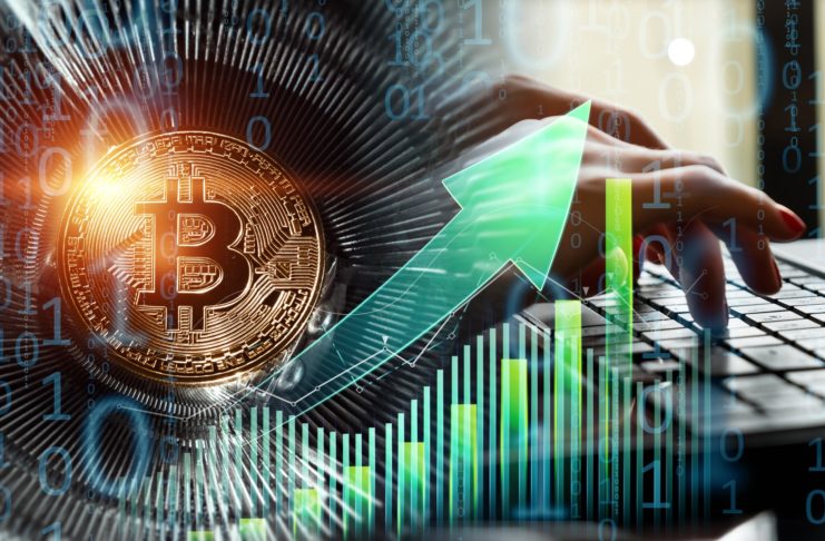 BTC Bitcoin analýza. Zdroj: SHutterstock/Marko Aliaksandr