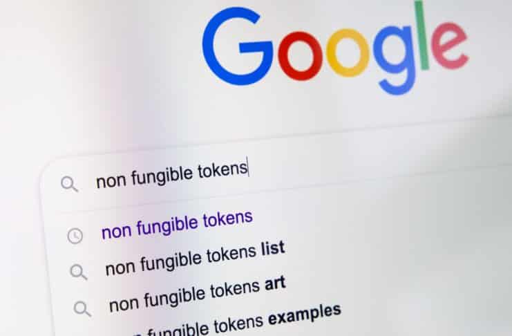 NFT podľa google trends