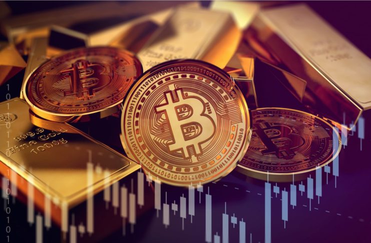 Korelácia BTC a zlata