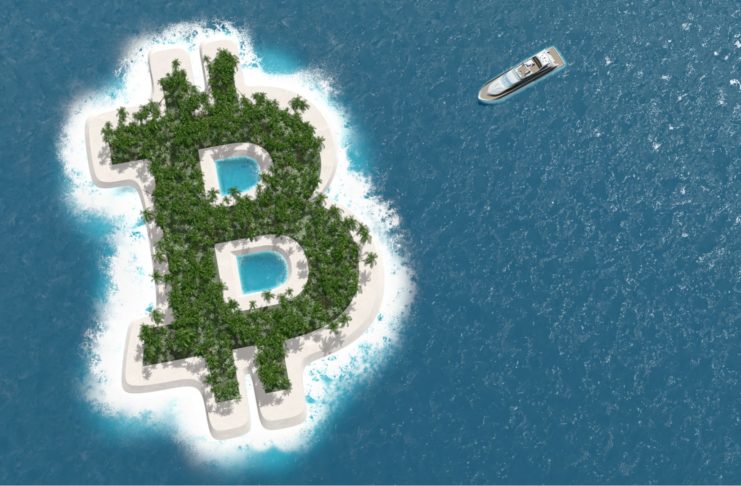 Bitcoineri budú mať svoj ostrov!