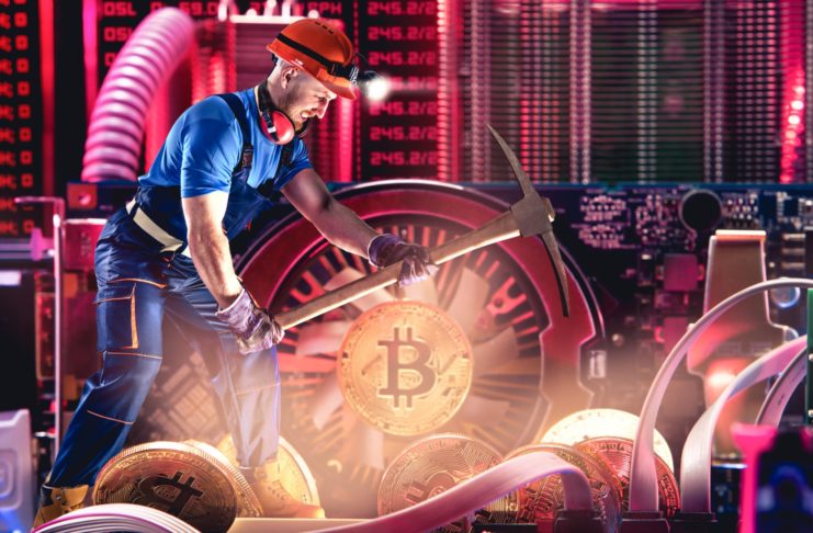Výpredaj Bitcoinu spösobili baníci