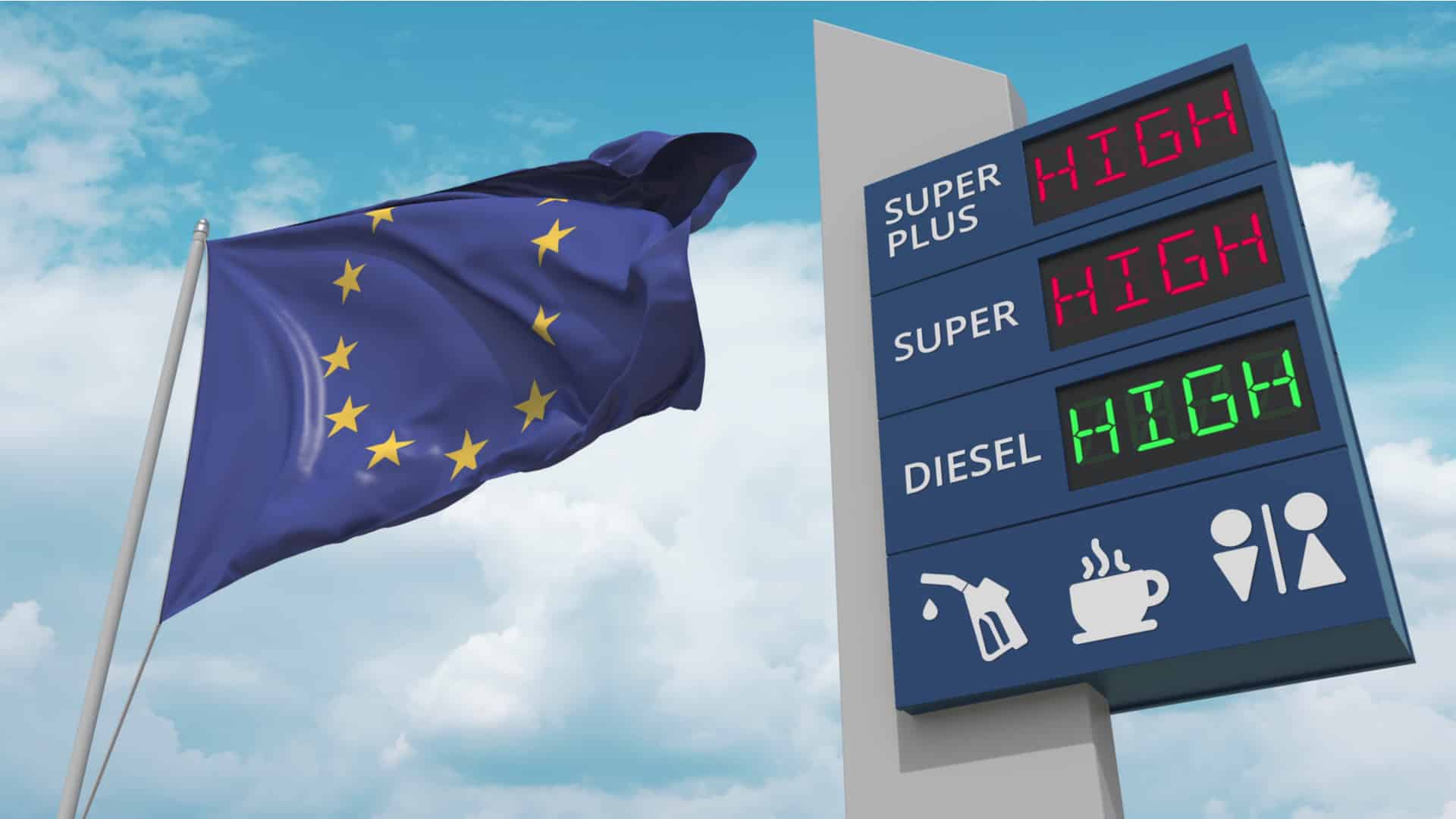 Cena pohonných hmôt v EÚ