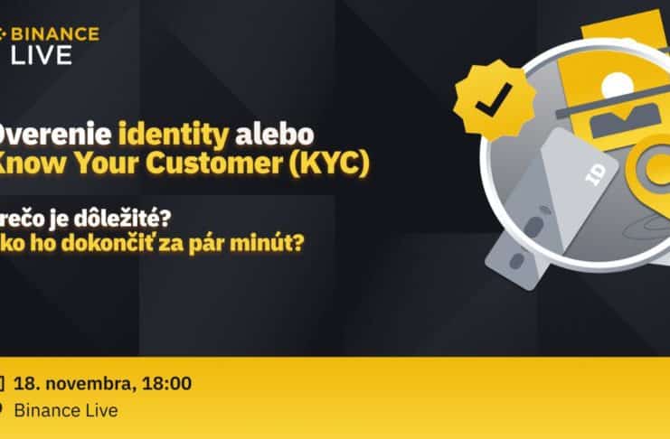Binance webinár na overenie identity
