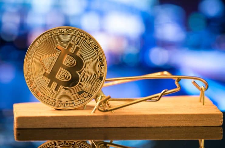 Bitcoin a pasca na nakupujúcich.