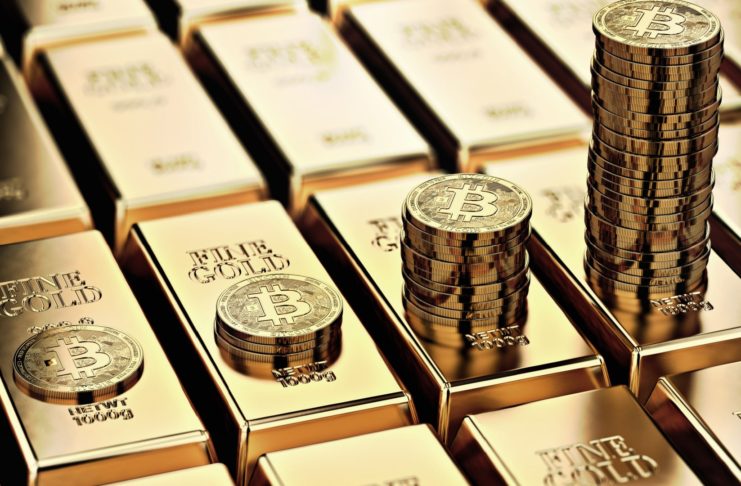Bitcoin verzus zlato