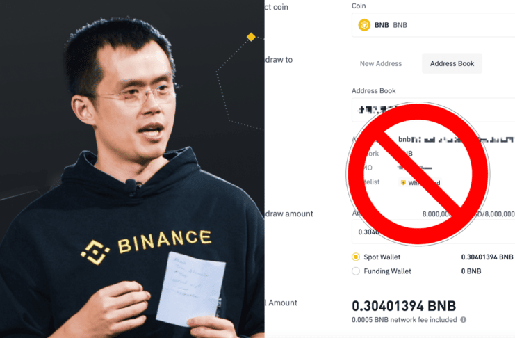 Riaditeľ burzy Binance oznámil zastavenie výberov