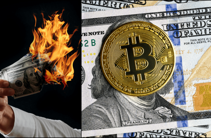 Bitcoin verzus dolár