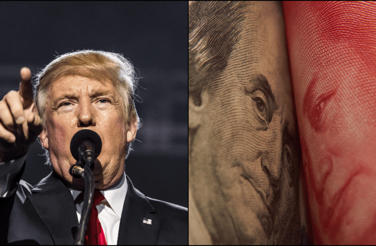 Trump varuje pred čínskym juanom.