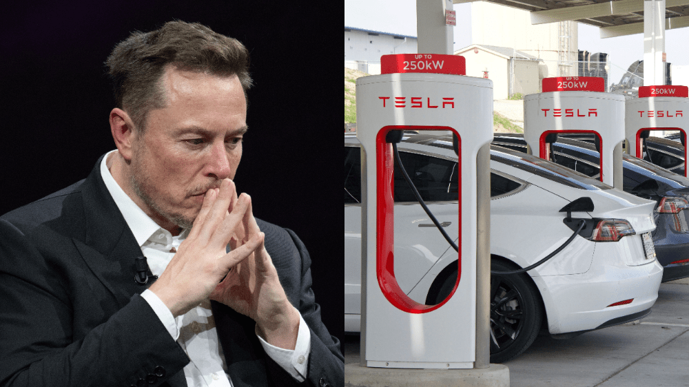 Elon Musk a Tesla.