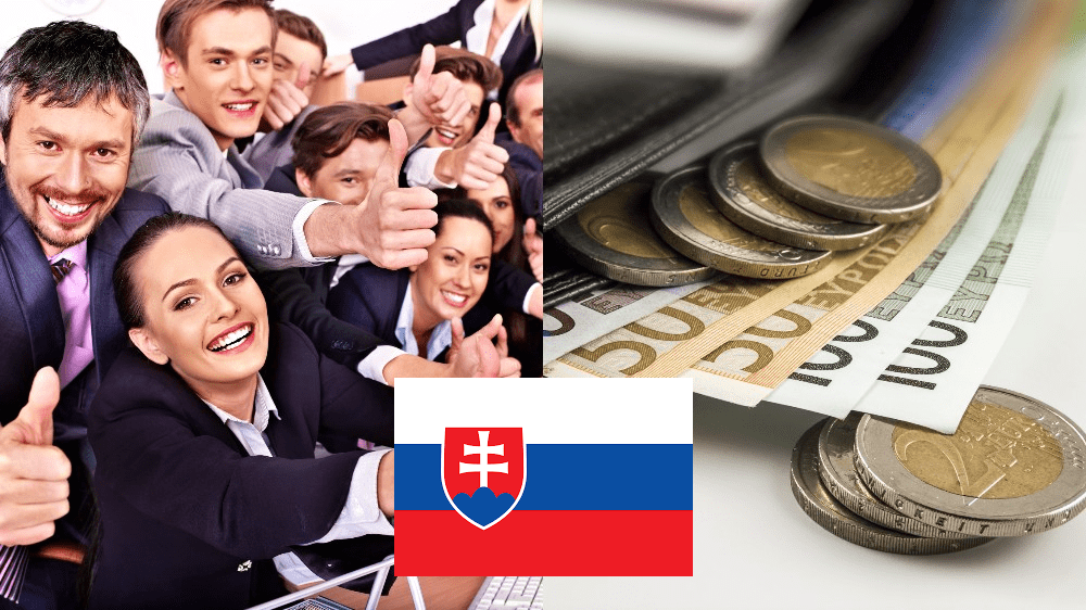 Mzdy Slovákov opäť narástli